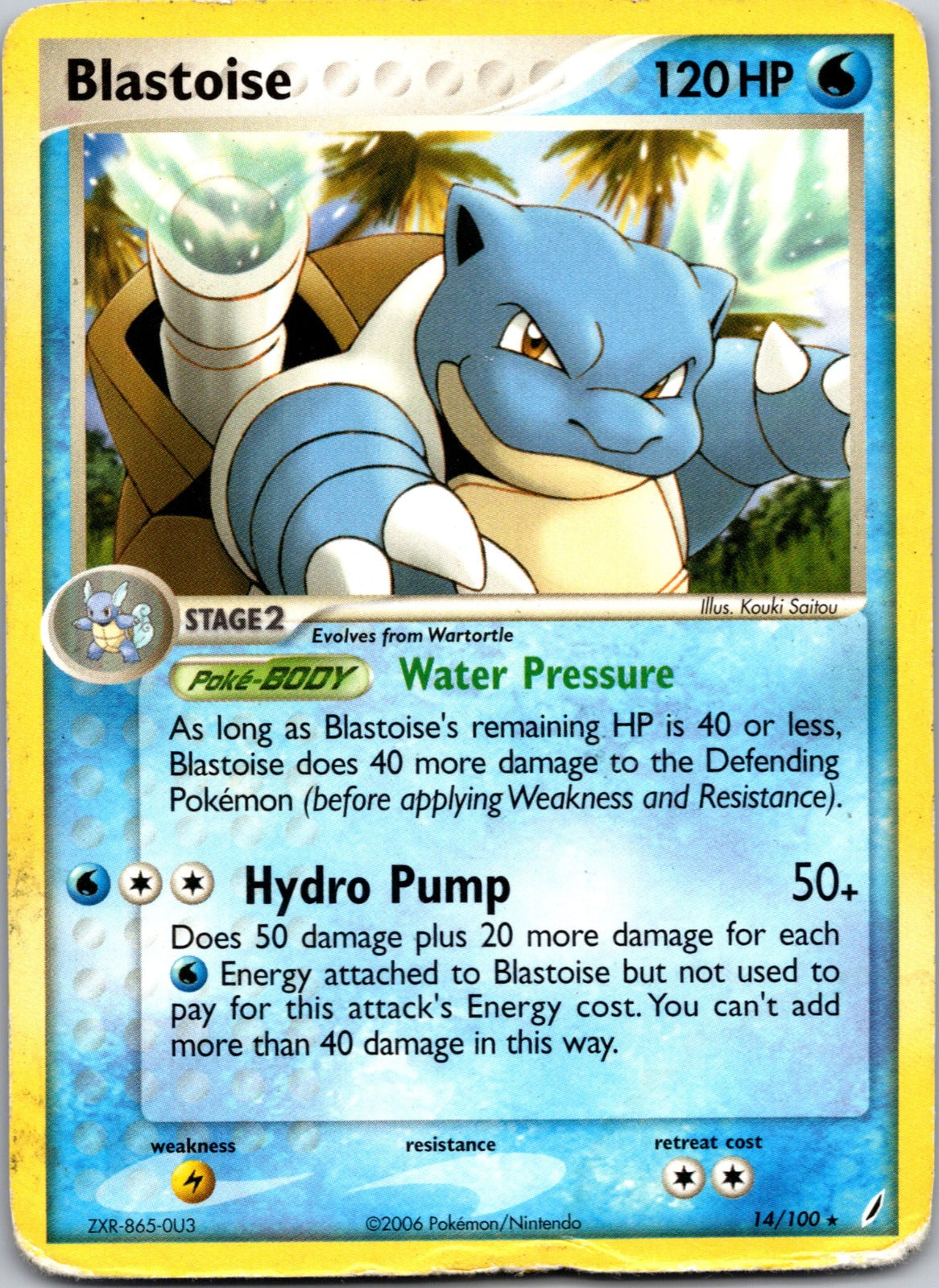 2010 Unleashed 13/95 Blastoise LP
