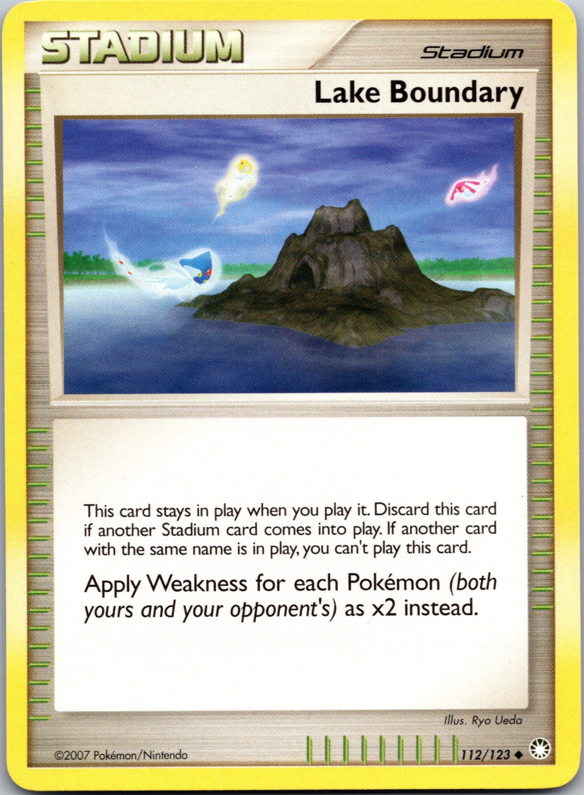 2007 Mysterious Treasures 112/123 Lake Boundary LP Z257