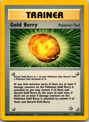 2000 Neo Genesis 093/111 Gold Berry Uncommon C330