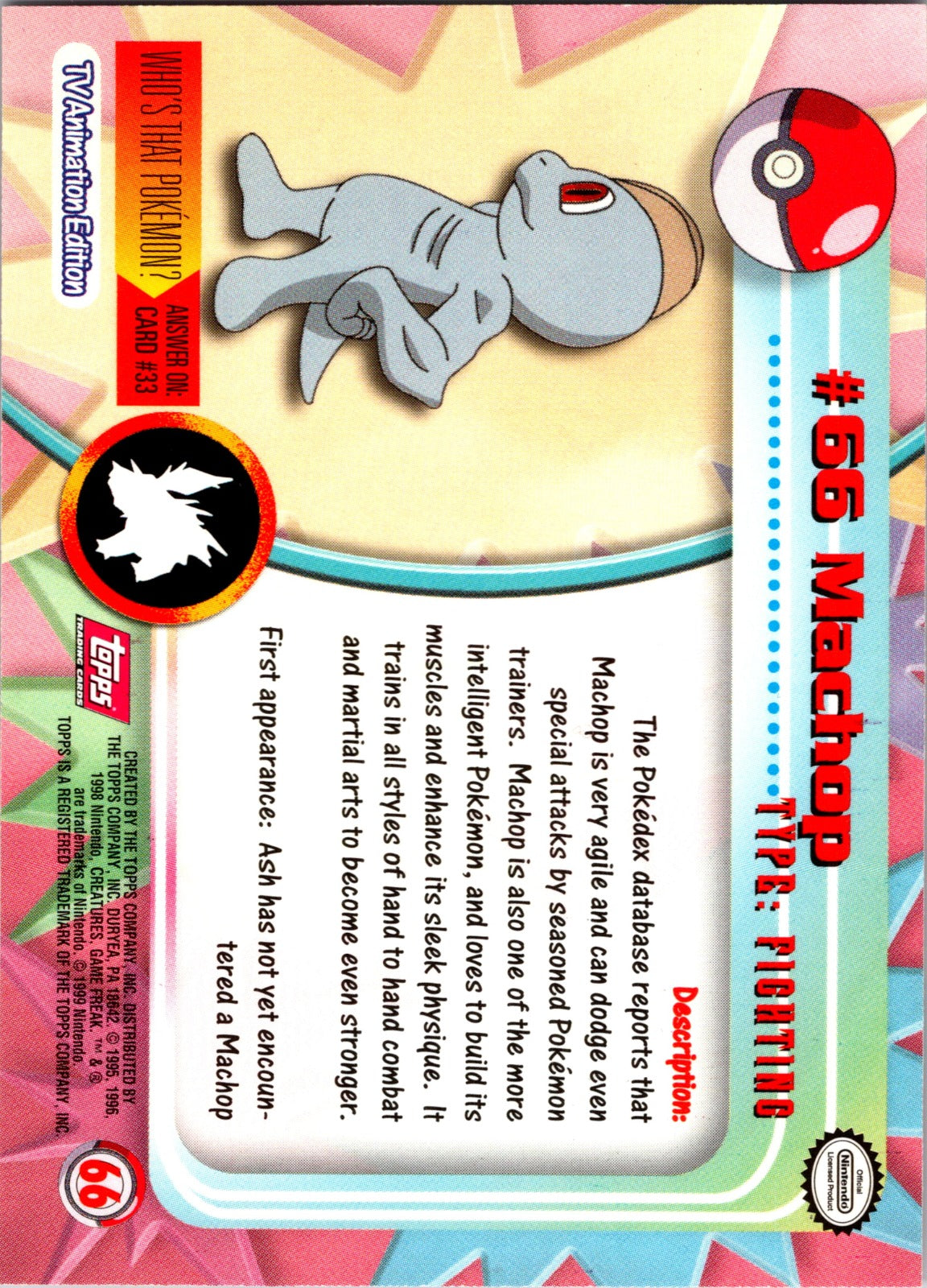 1999 Topps TV Machop LP  P79