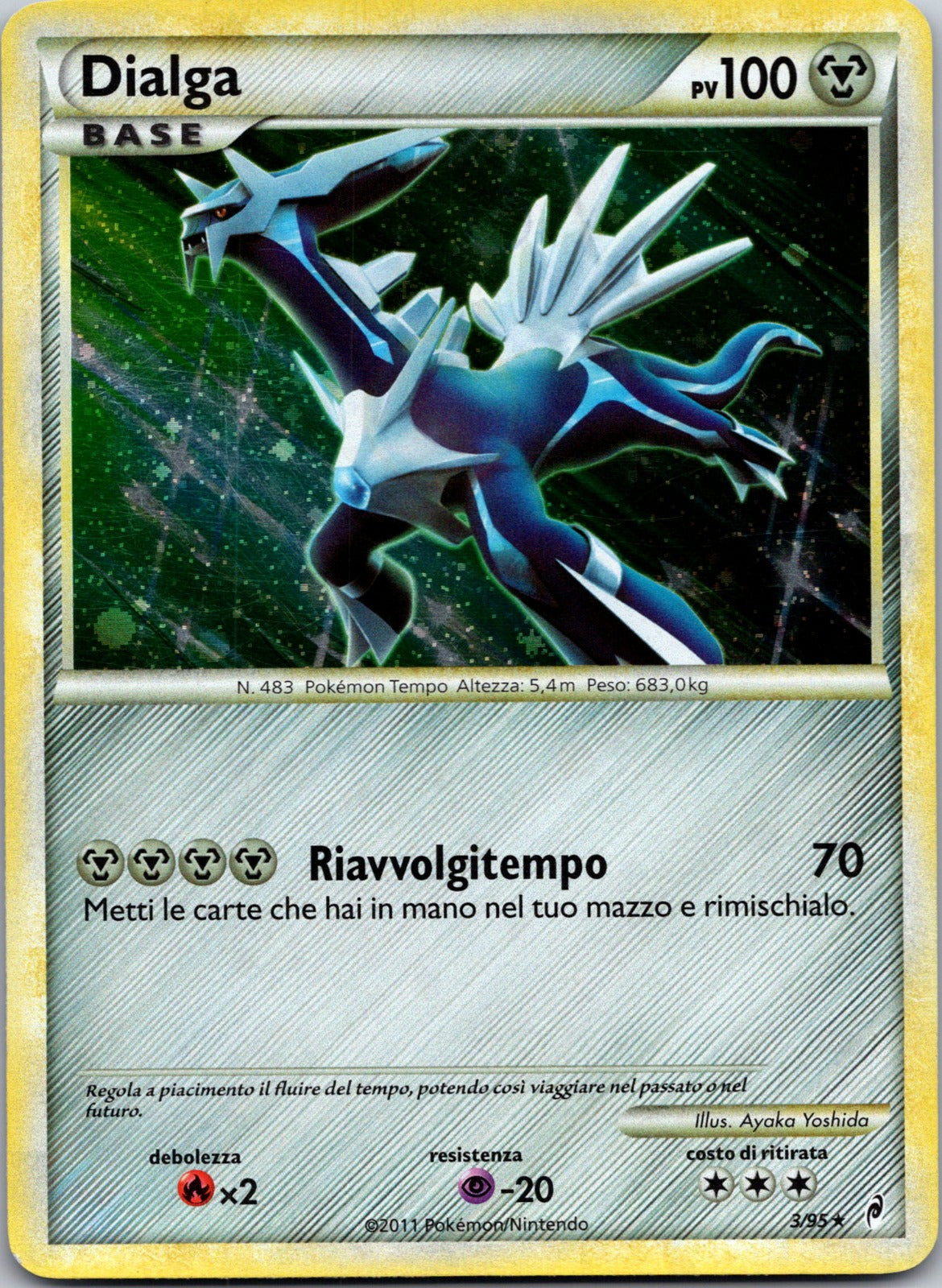 2011 Dialga Call of Legends 3/95 NM