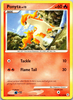 2007 Diamond and Pearl 94/130 Ponyta LP