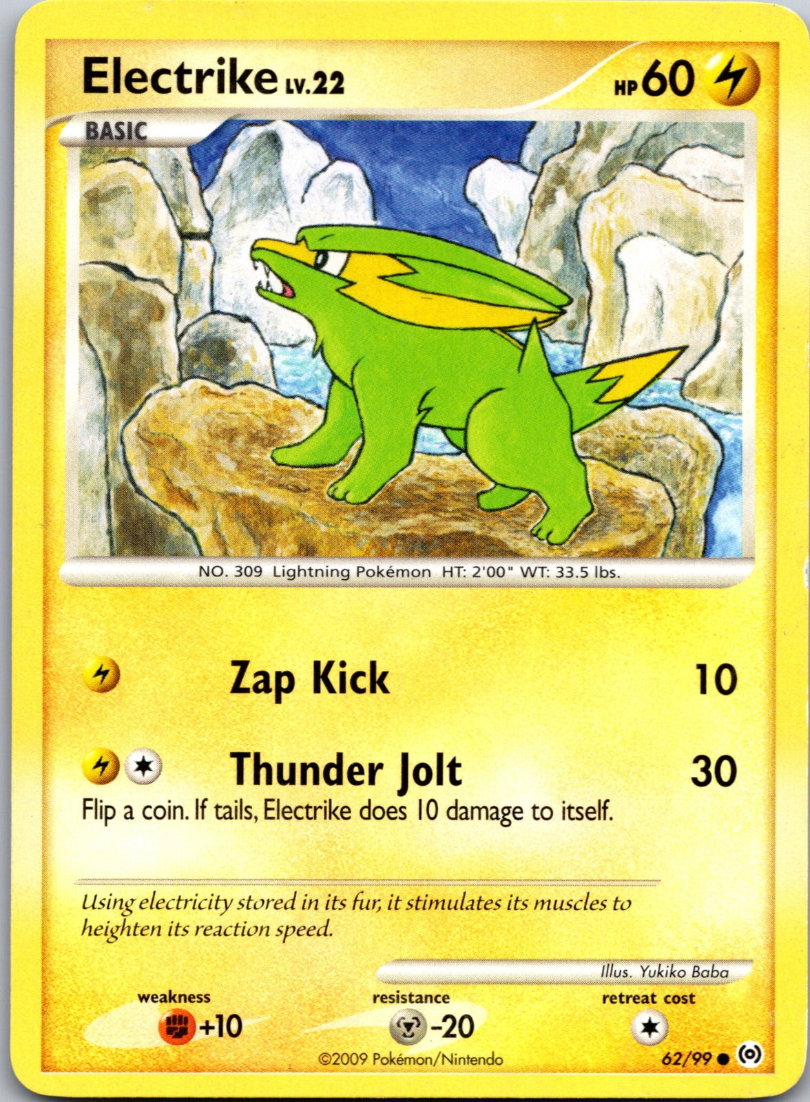 2009 Arceus 62/99 Electrike (62) LP