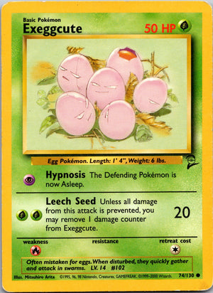 2000 Base Set 2 074/130 Exeggcute LP