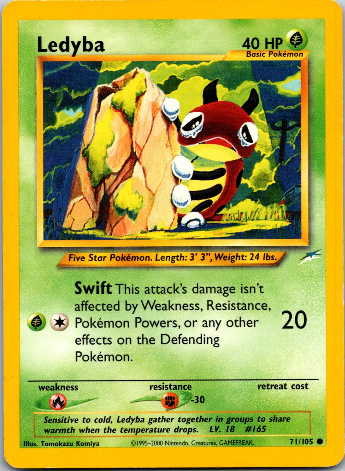 2002 Neo Destiny #071/105 Ledyba Common C134