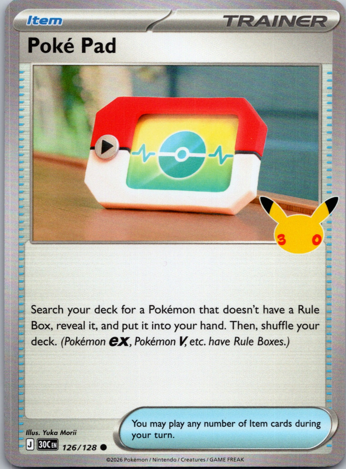 2026 ME: 30th Celebration 126/128 Poke Pad LP