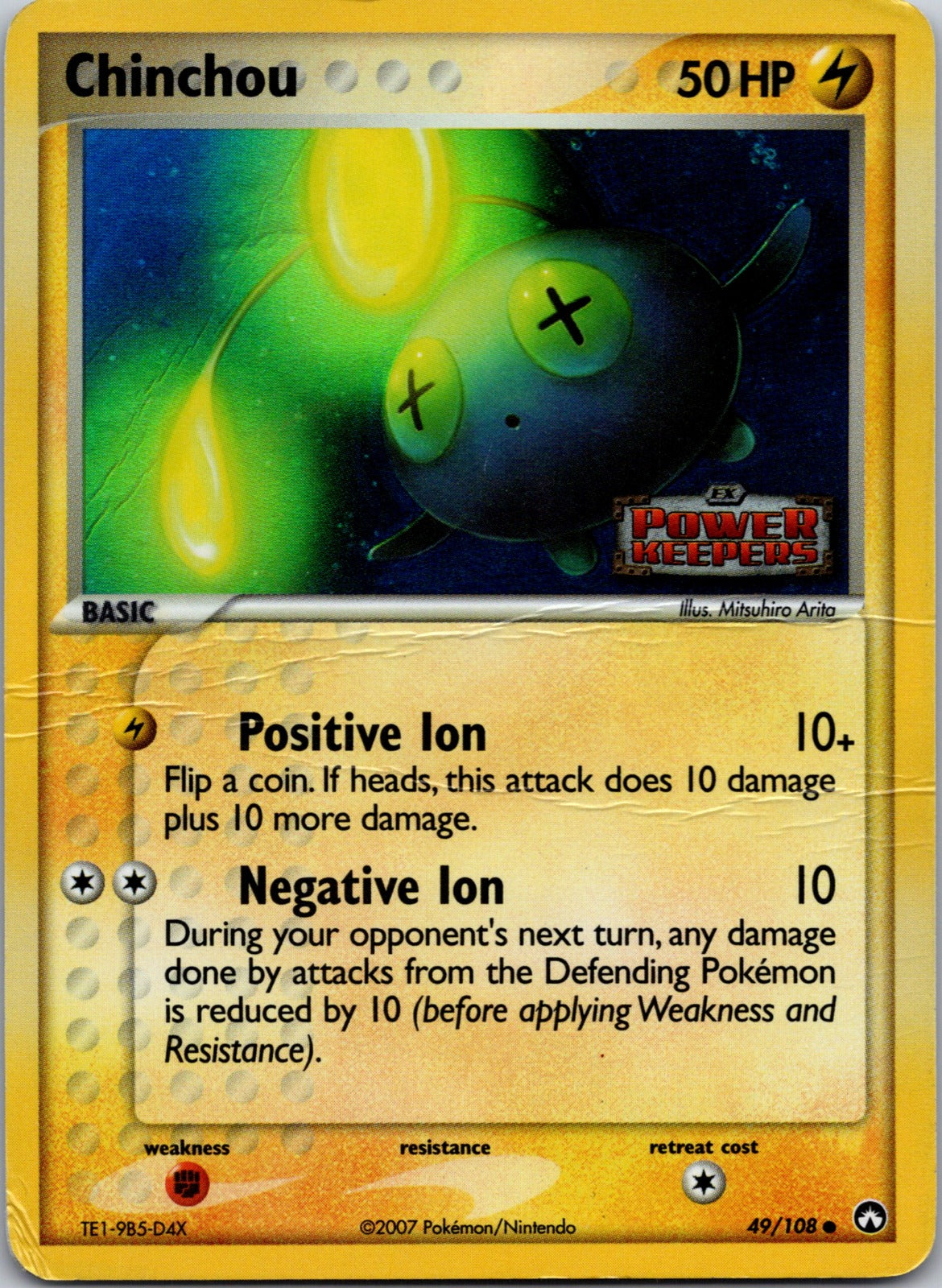 2007 Power Keepers 49/108 Chinchou LP