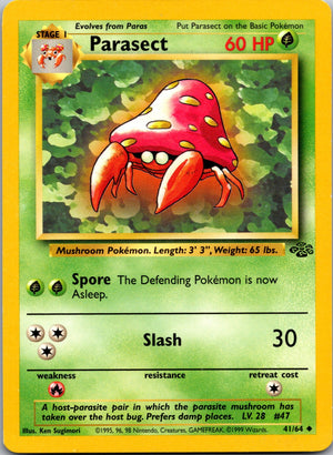 2000 Base Set 2 055/130 Parasect LP