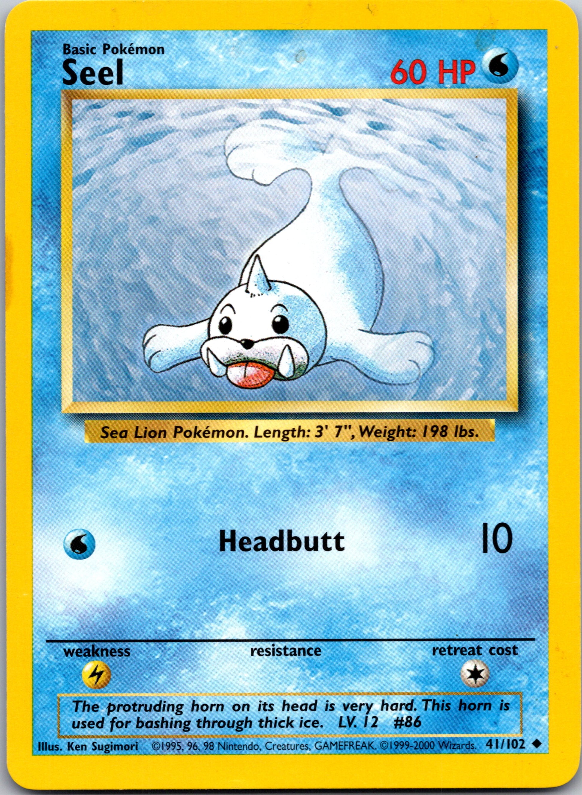 1999 Base Set 041/102 Seel Uncommon A201