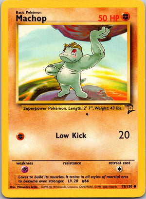 Machop Common Base Set 2 078/130 LP