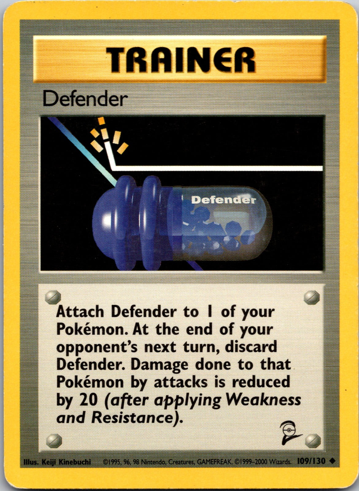 1999 Base Set (Shadowless) 080/102 Defender LP