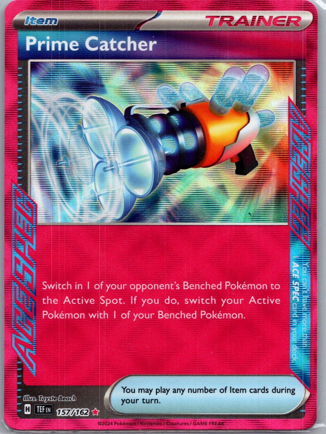 2023 SV05: Temporal Forces 157/162 Prime Catcher Ultra Rare F305