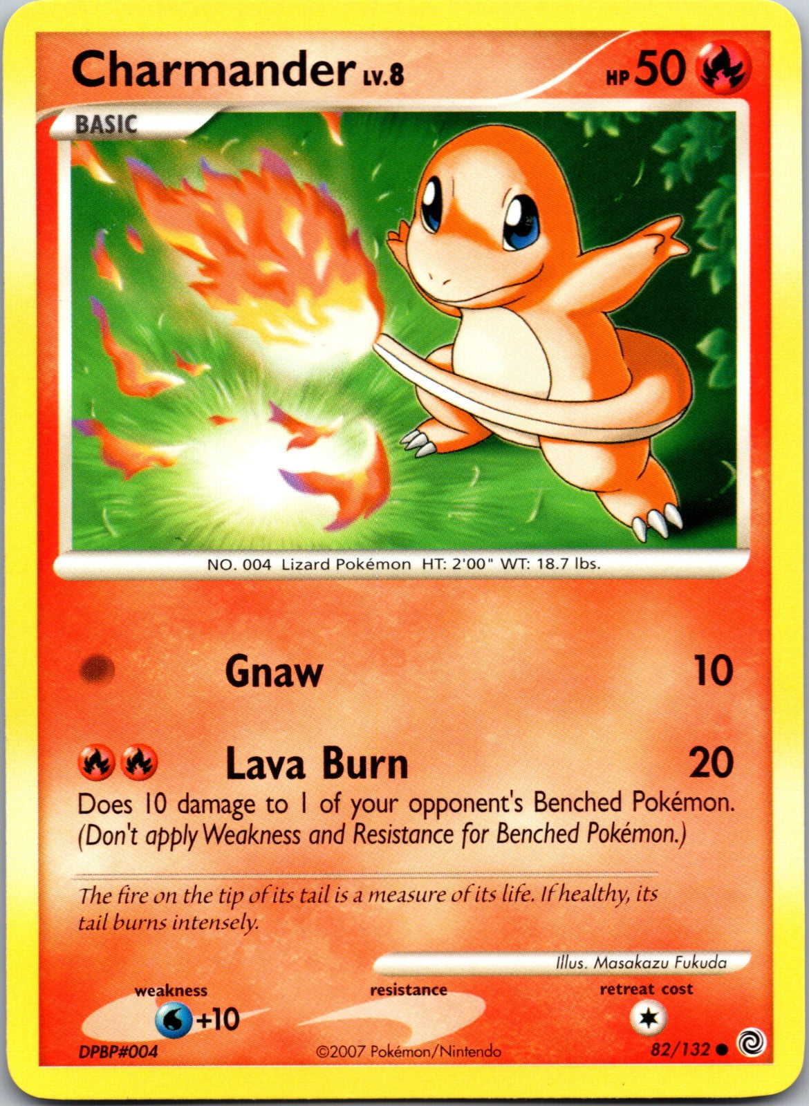 2007 Secret Wonders 82/132 Charmander LP