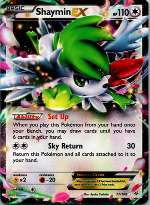2015 XY - Roaring Skies 77/108 Shaymin EX LP