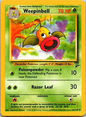 2000 Base Set 2 064/130 Weepinbell Uncommon L10