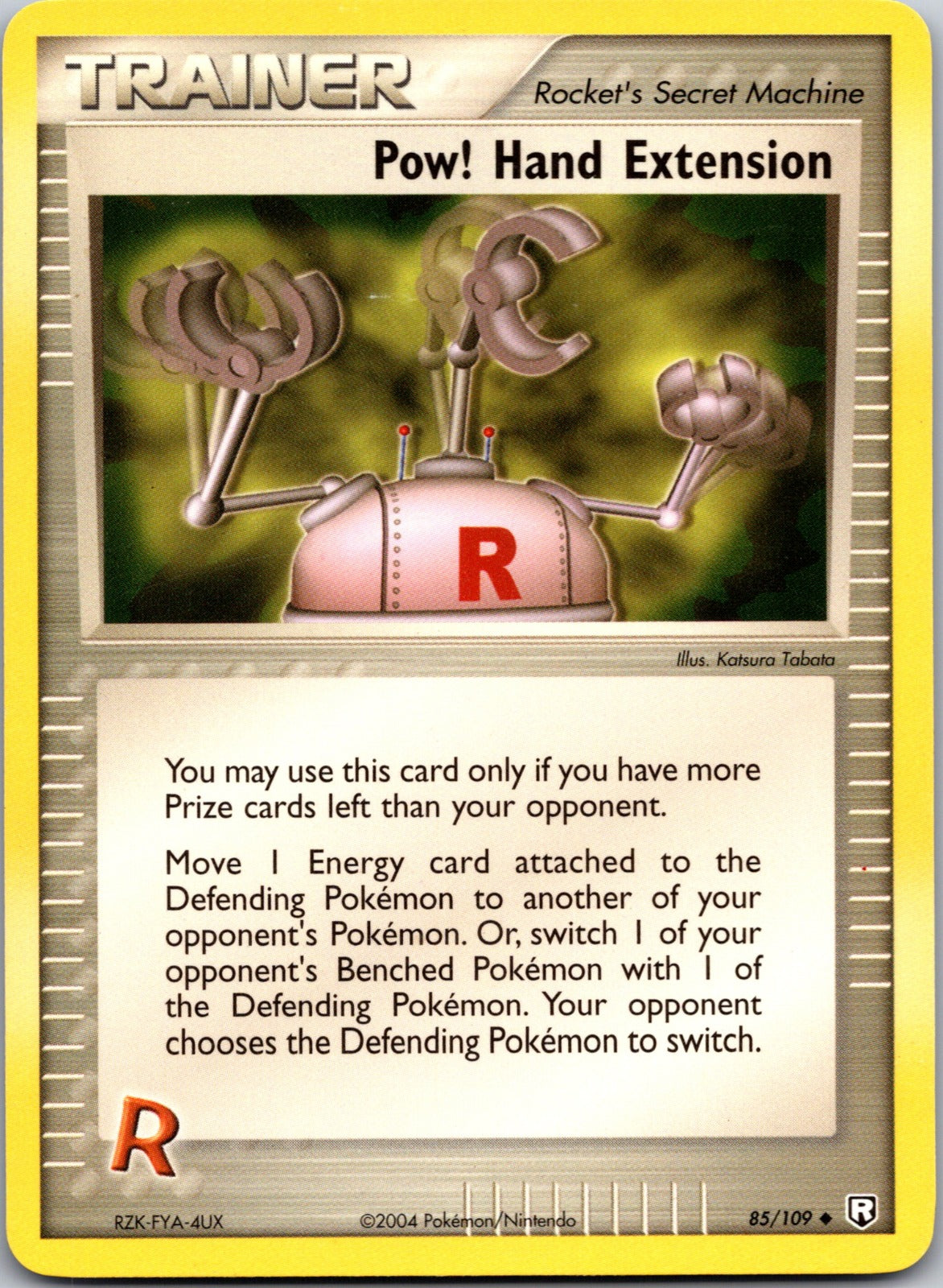 2004 Team Rocket Returns 85/109 Pow! Hand Extension LP