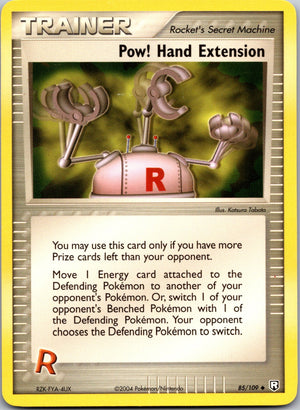 2004 Team Rocket Returns 85/109 Pow! Hand Extension LP