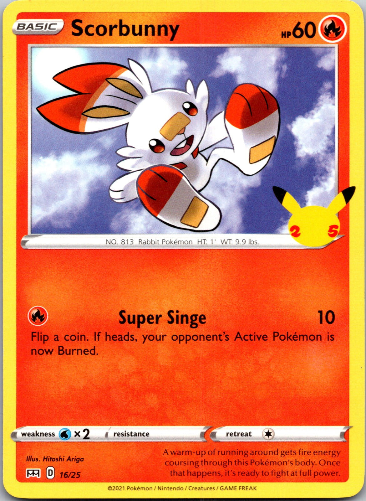 2019 SWSH: Sword and Shield Promo Cards SWSH002 Scorbunny LP