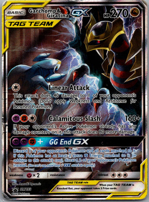 2019 SM Promo SM193 Garchomp & Giratina GX Promo F61