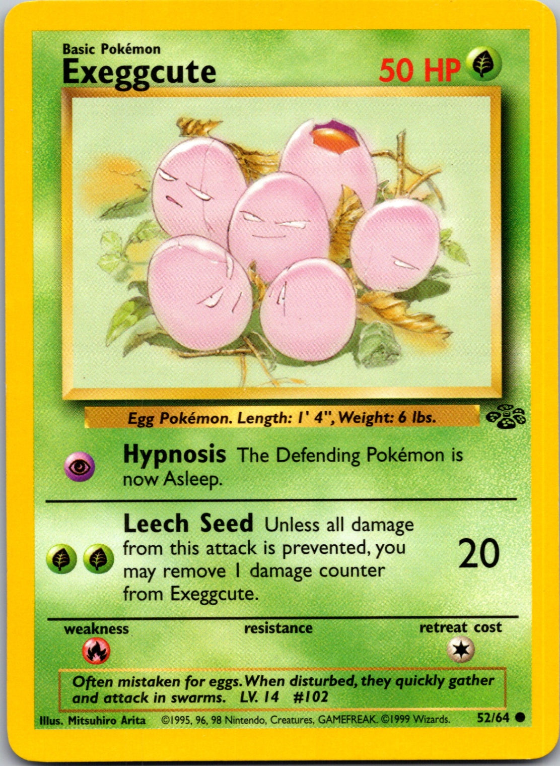 1999 Jungle 52/64 Exeggcute Common L116