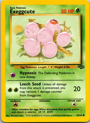1999 Jungle 52/64 Exeggcute Common L116