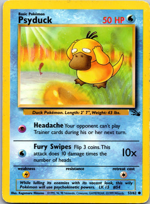 1999 Fossil 53/62 Psyduck LP