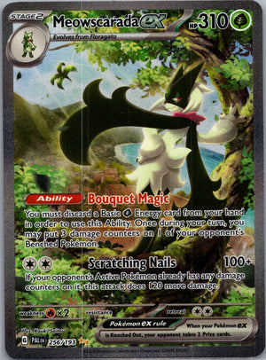 2013 SV02: Paldea Evolved 256/193 Meowscarada ex Special Illustration Rare NM