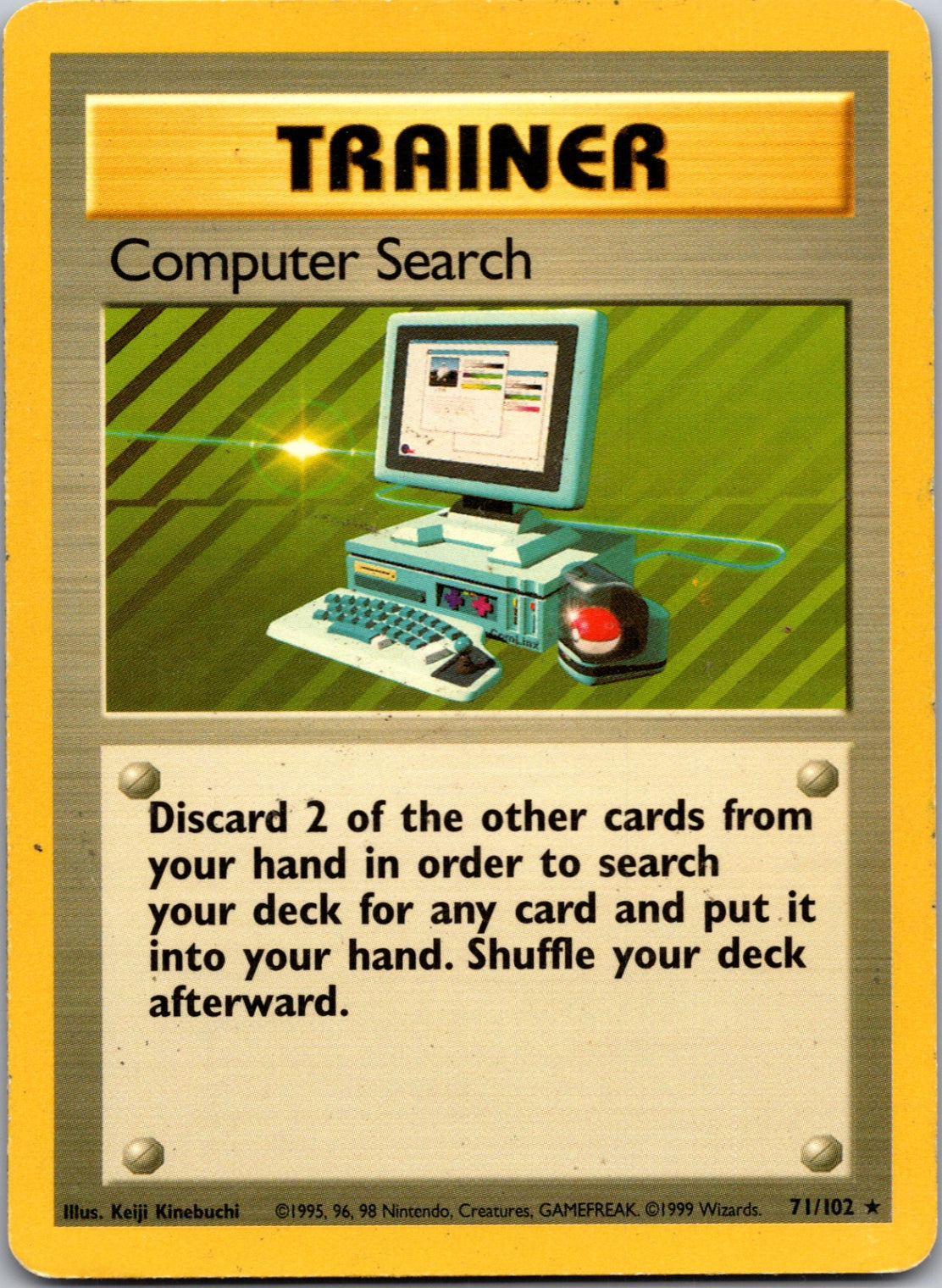 1999 Base Set #071/102 Computer Search Rare C277