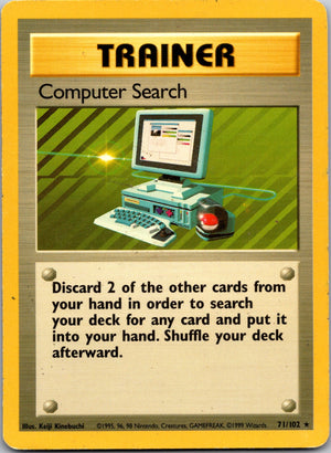 1999 Base Set #071/102 Computer Search Rare C277