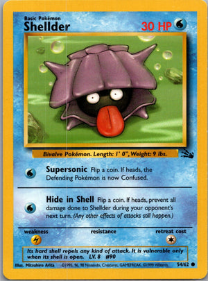 Fossil 54/62 Shellder Common NM