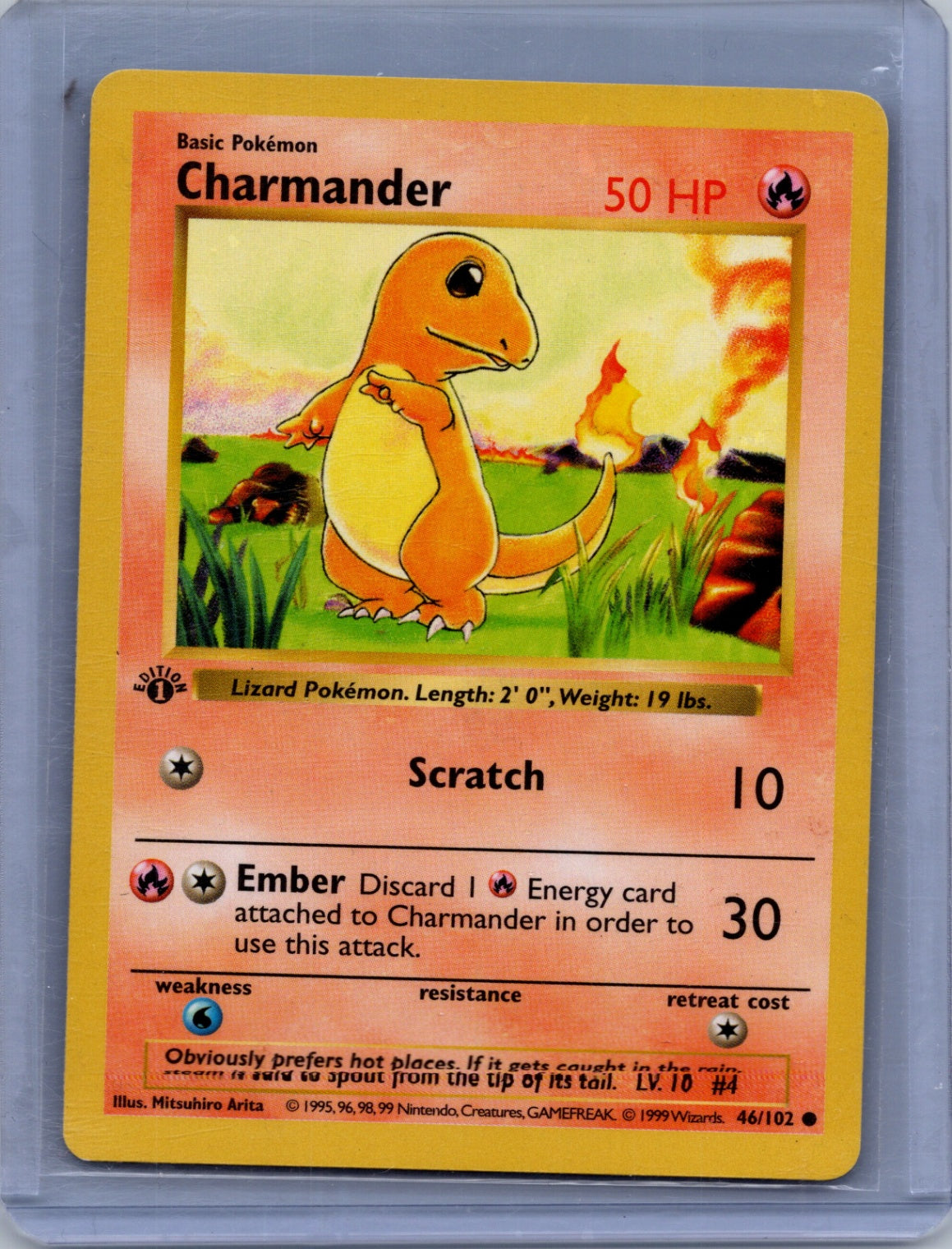 1999 Base Set [1st Edition] 046/102 Rattata Common T