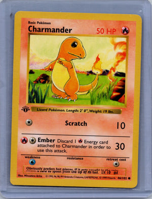 1999 Base Set [1st Edition] 046/102 Rattata Common T