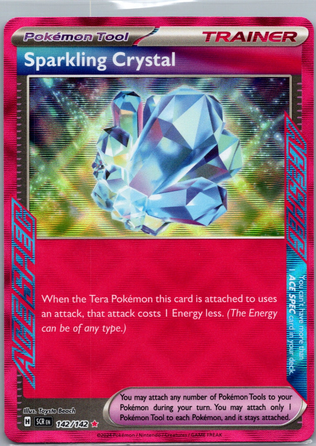 2024 Stellar Crown 142/142 Sparkling Crystal ACE SPEC Rare D256