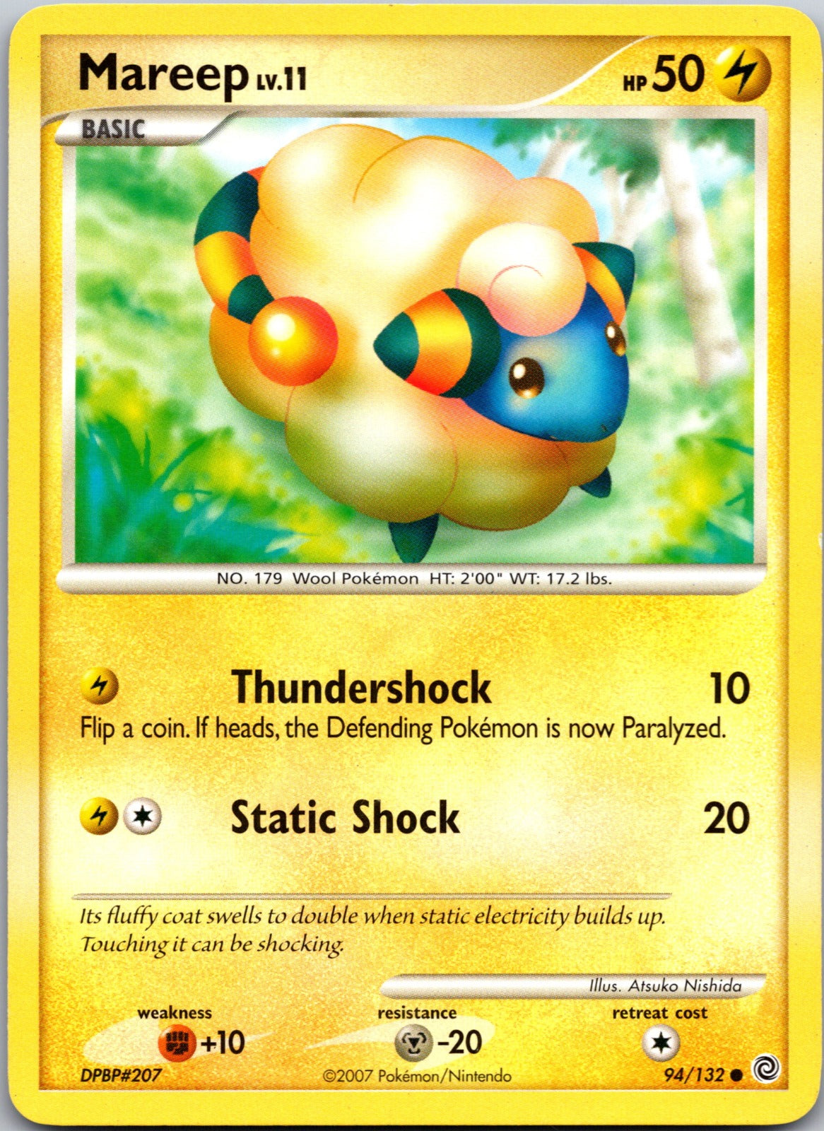 2007 Secret Wonders 94/132 Mareep LP