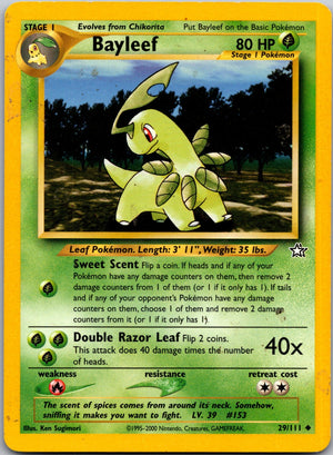 2000 Neo Genesis 029/111 Bayleef (29) Uncommon M305