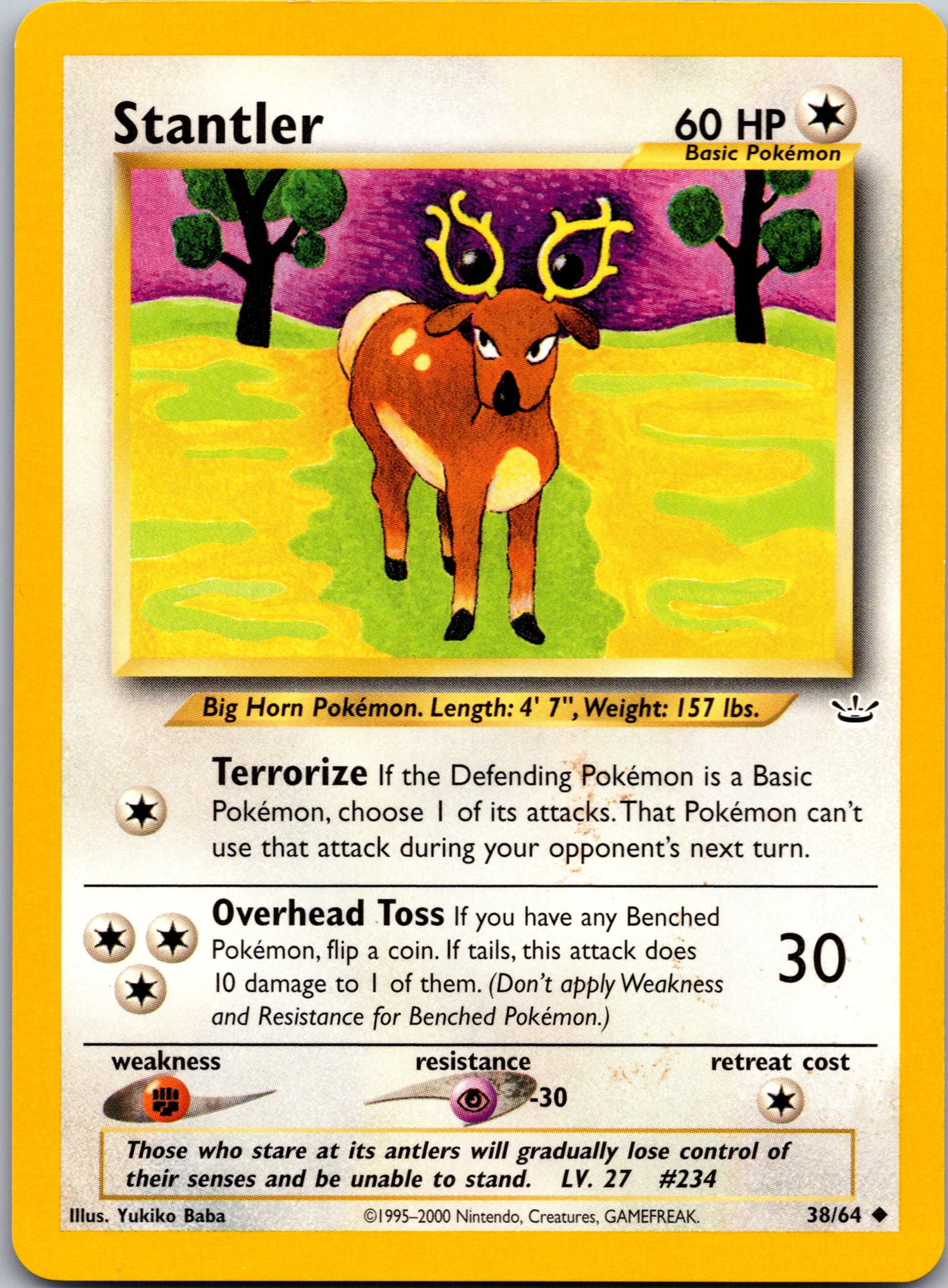 2001 Neo Revelation 38/64 Stantler Uncommon A88