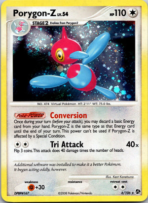 2008 Great Encounters 6/106 Porygon-Z NM