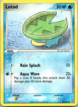 2005 Deoxys 63/107 Lotad LP