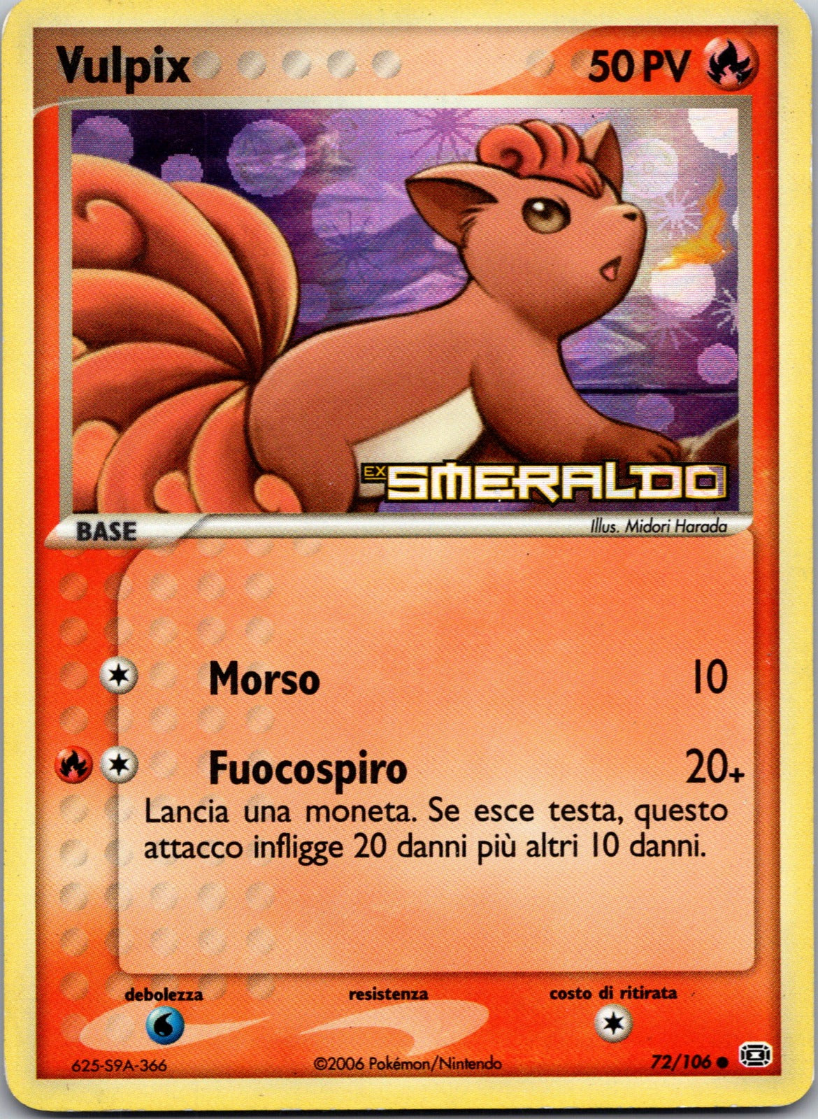 2012 Vulpix Dragons Exalted 18/124 LP