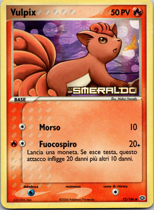 2012 Vulpix Dragons Exalted 18/124 LP