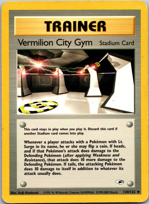 2000 Gym Heroes 120/132 Vermilion City Gym LP
