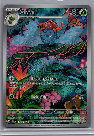 Gloom Holo Illustration Rare SV03: Obsidian Flames 198/197 LP