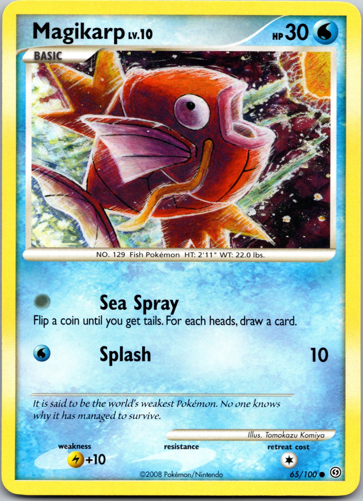 2008 Stormfront 65/100 Magikarp LP
