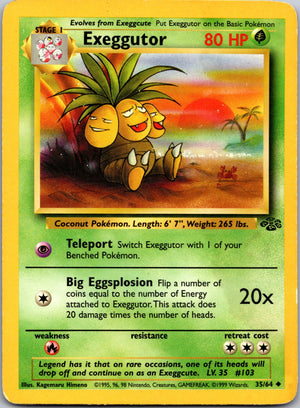 2000 Base Set 2 039/130 Exeggutor LP