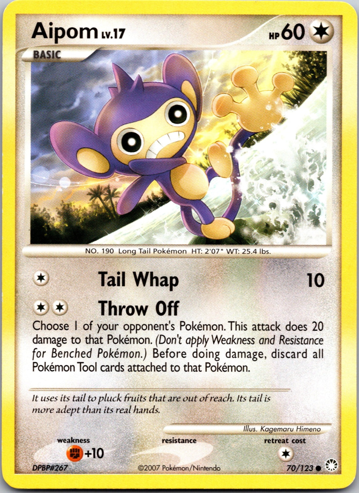 2007 Mysterious Treasures 70/123 Aipom LP
