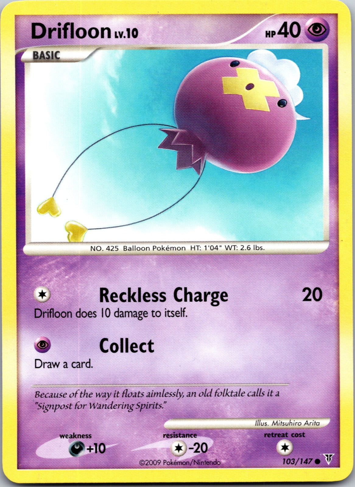 2009 Supreme Victors 103 Drifloon LP D246
