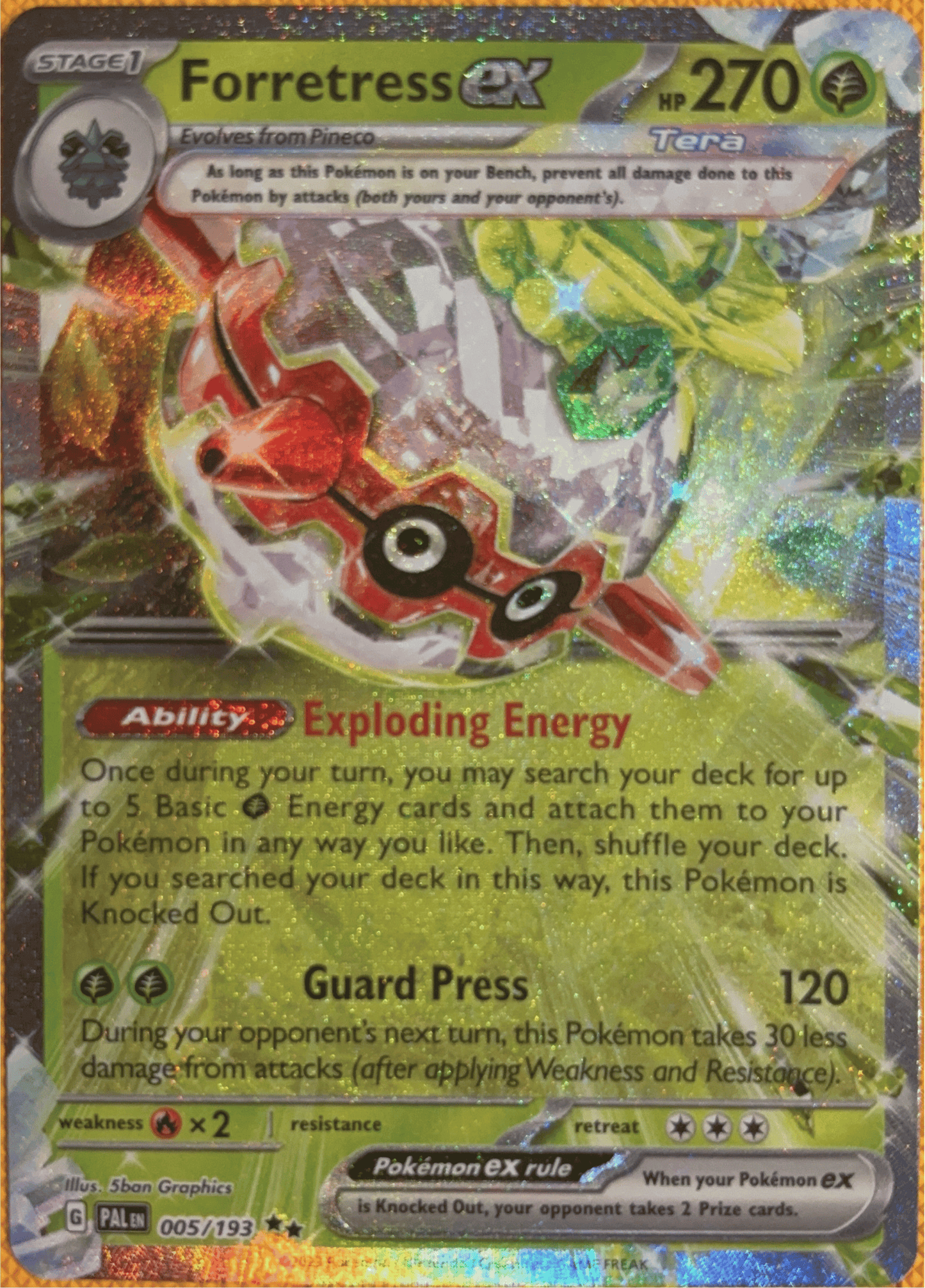 Forretress ex #005
