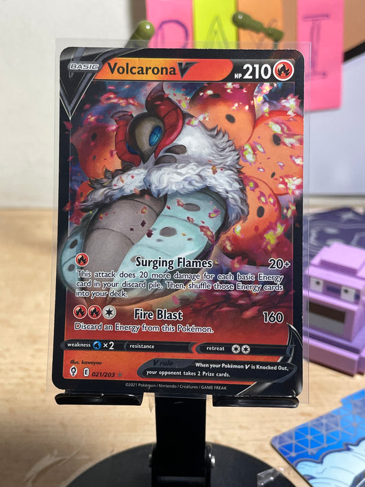 2021 Volcarona V #21 Evolving Skies [NM]