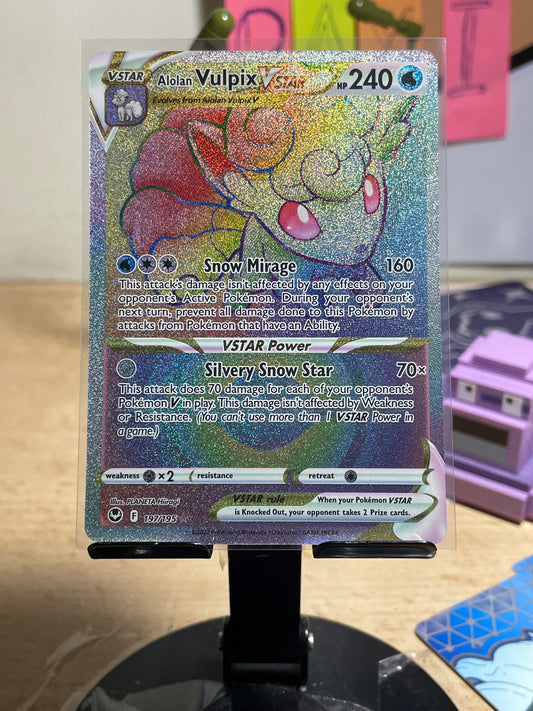 2022 Alolan Vulpix Vstar #197 Silver Tempest [NM]