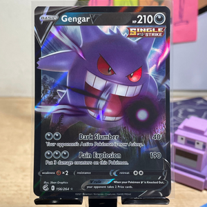 2021 Gengar V #156 Fusion Strike [NM-]